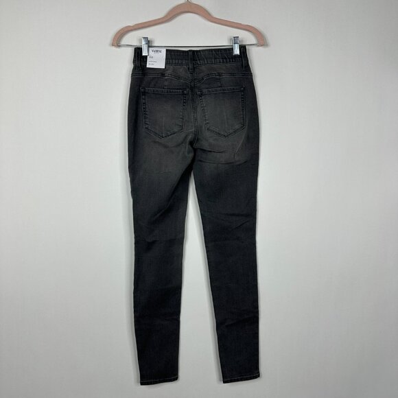 NWT White House Black Market High Rise Skinny Jean Anette Vintage Gray 14 WHBM63 - Picture 3 of 7